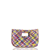 Alison Woven Clutch in Rainbow - Josephine Alexander Collective