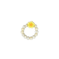 Charm Ring - Pearl & Flower - Josephine Alexander Collective