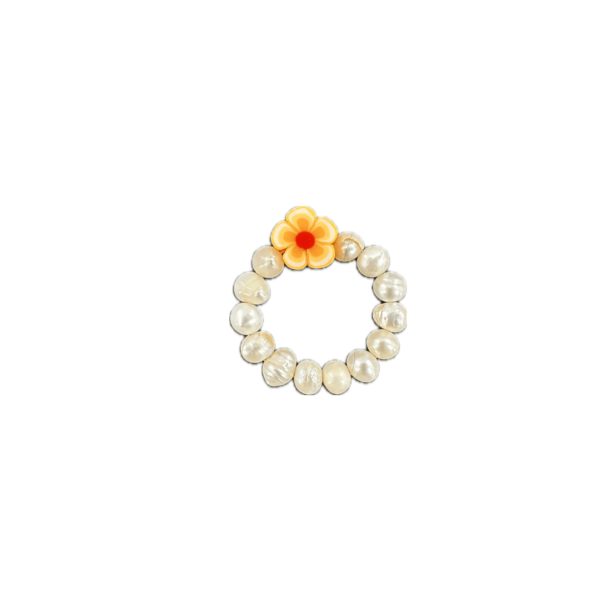 Charm Ring - Pearl & Flower - Josephine Alexander Collective
