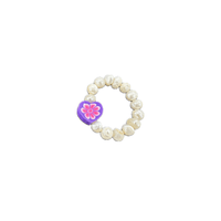 Charm Ring - Pearl & Heart - Josephine Alexander Collective