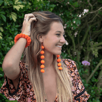 Pom Drop Earrings - Josephine Alexander Collective