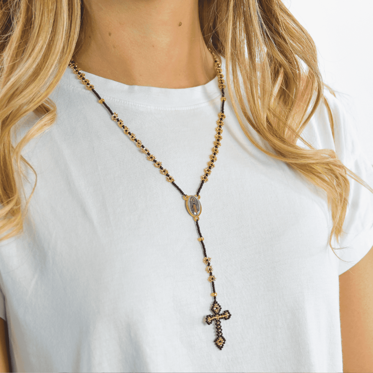 Thalia Beaded Rosary - Josephine Alexander Collective