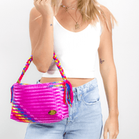 The Mel Handbag in Splash of Rainbow - Josephine Alexander Collective