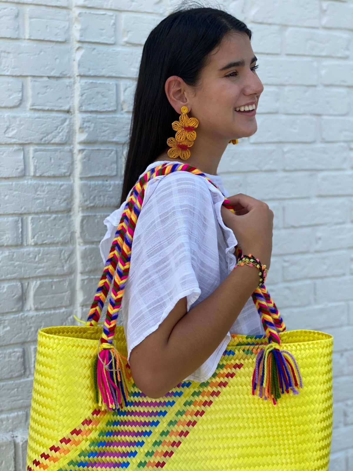 The Nicky Bag in Splash of Rainbow - Josephine Alexander Collective