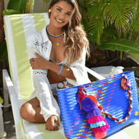 The Nicky Bag in Splash of Rainbow - Josephine Alexander Collective