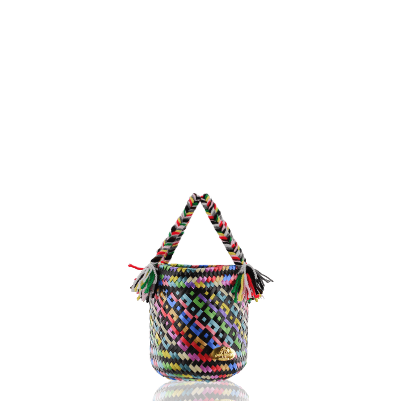Rainbow bucket bag store