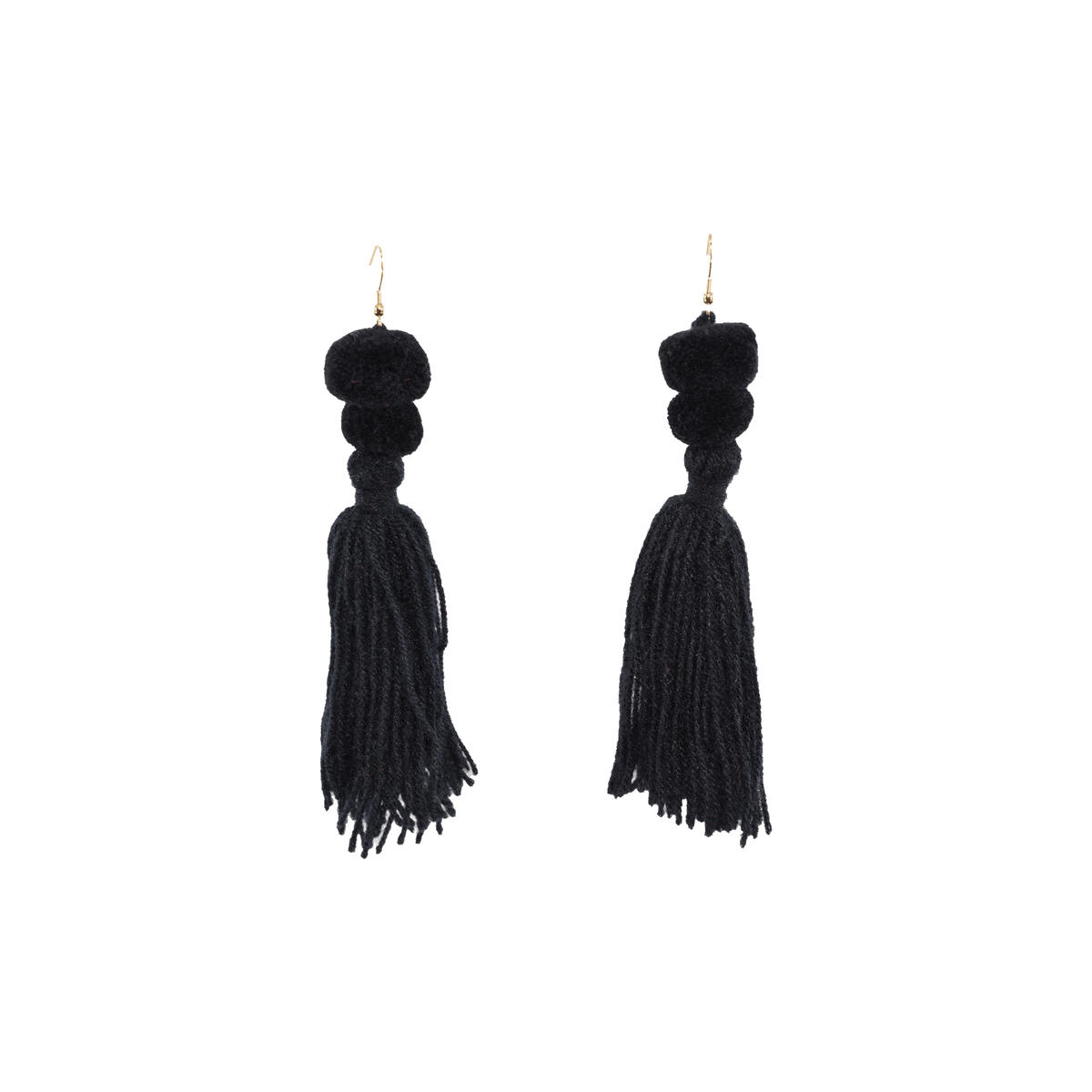 Alexandra Double Pom Tassel Earrings - Josephine Alexander Collective