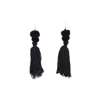 Alexandra Double Pom Tassel Earrings - Josephine Alexander Collective