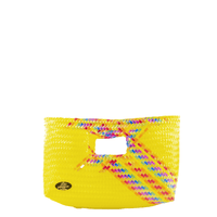 Alison Woven Clutch in Splash of Rainbow - Josephine Alexander Collective