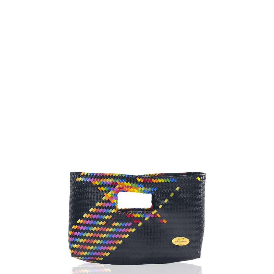 Alison Woven Clutch in Splash of Rainbow - Josephine Alexander Collective