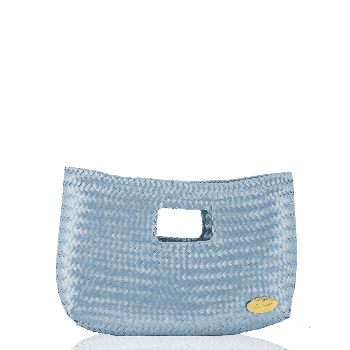 Alison Woven Clutch in Yellow - Josephine Alexander Collective