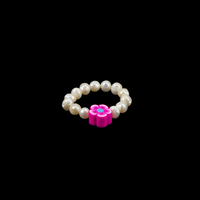 Charm Ring - Pearl & Flower - Josephine Alexander Collective