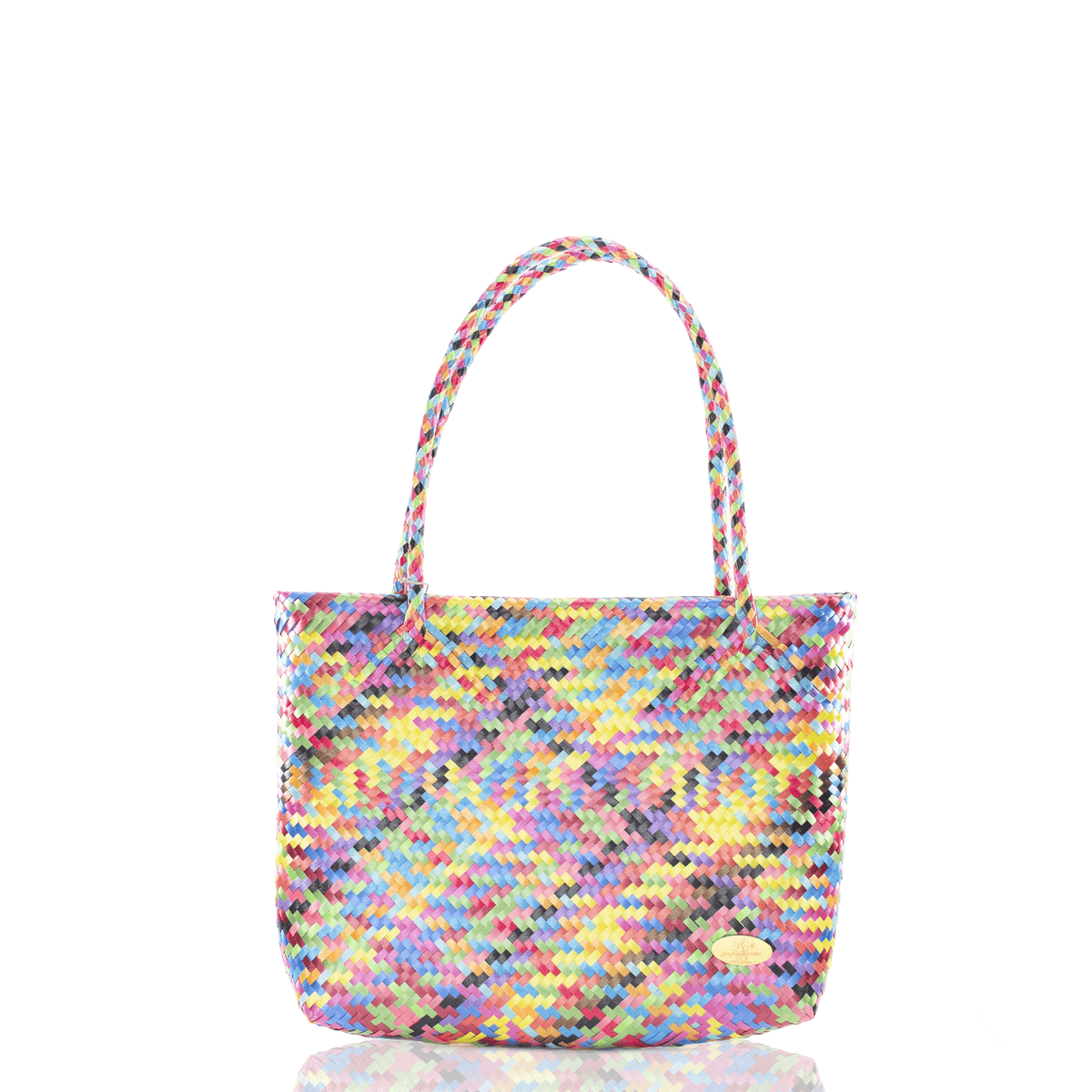 Chila Woven Bag - Check - Josephine Alexander Collective