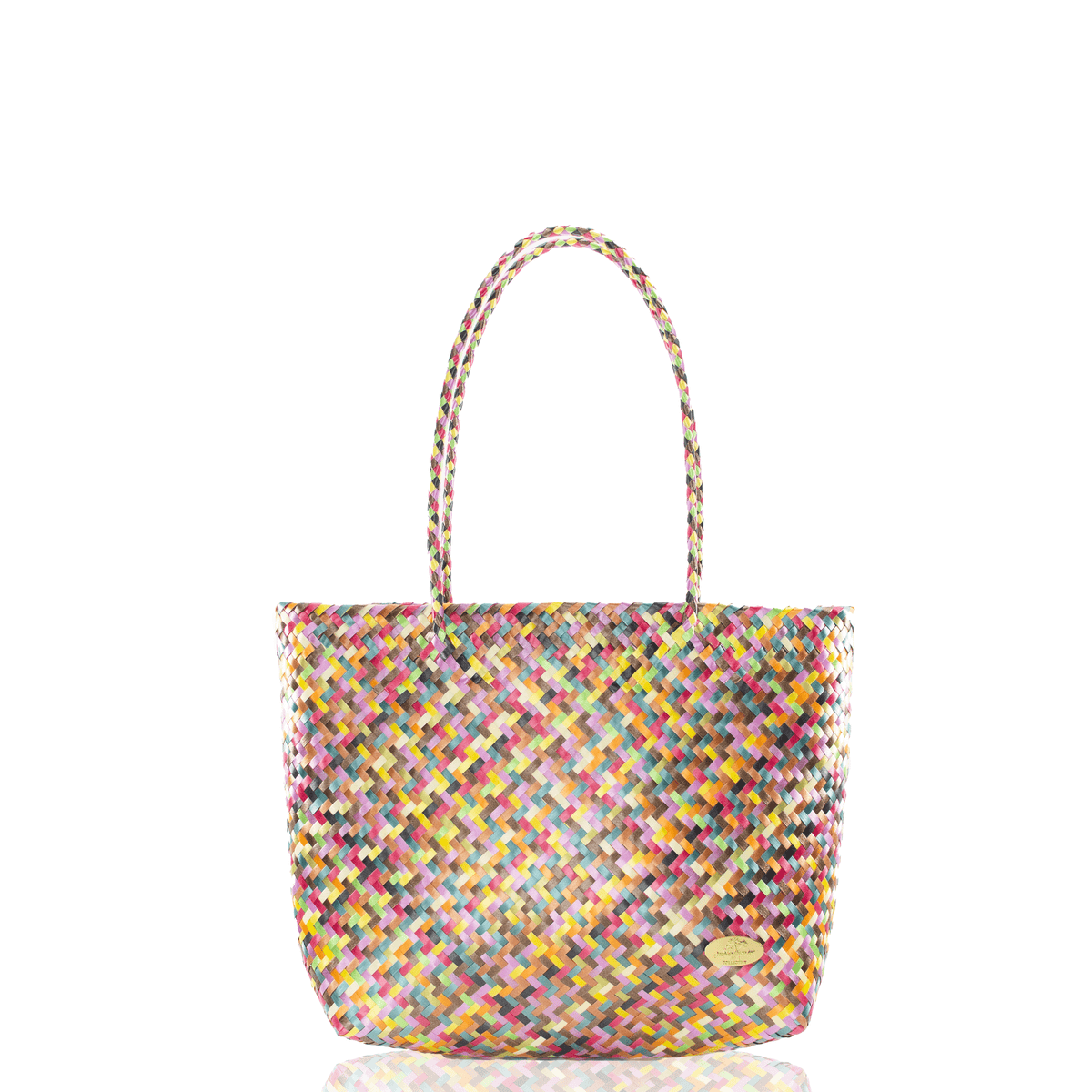 Chila Woven Bag - Check - Josephine Alexander Collective