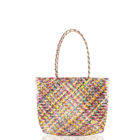 Chila Woven Bag - Check - Josephine Alexander Collective