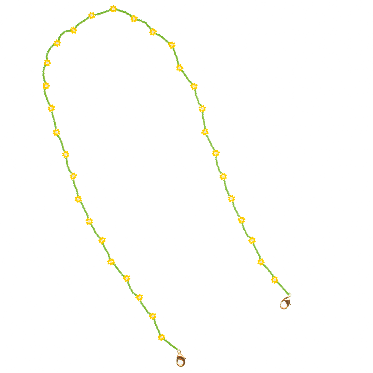 Daisy Body Chain - Green and Yellow Flowers - Josephine Alexander Collective