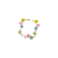 Daisy Fields Bracelet with Pearls - Josephine Alexander Collective