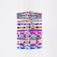 Initial Beaded Bracelet - G - Josephine Alexander Collective