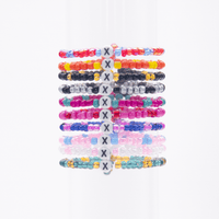 Initial Beaded Bracelet - X - Josephine Alexander Collective