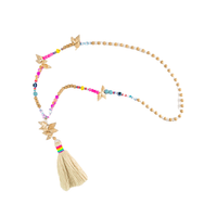 Mermaid Tassel Necklace - Cream - Josephine Alexander Collective