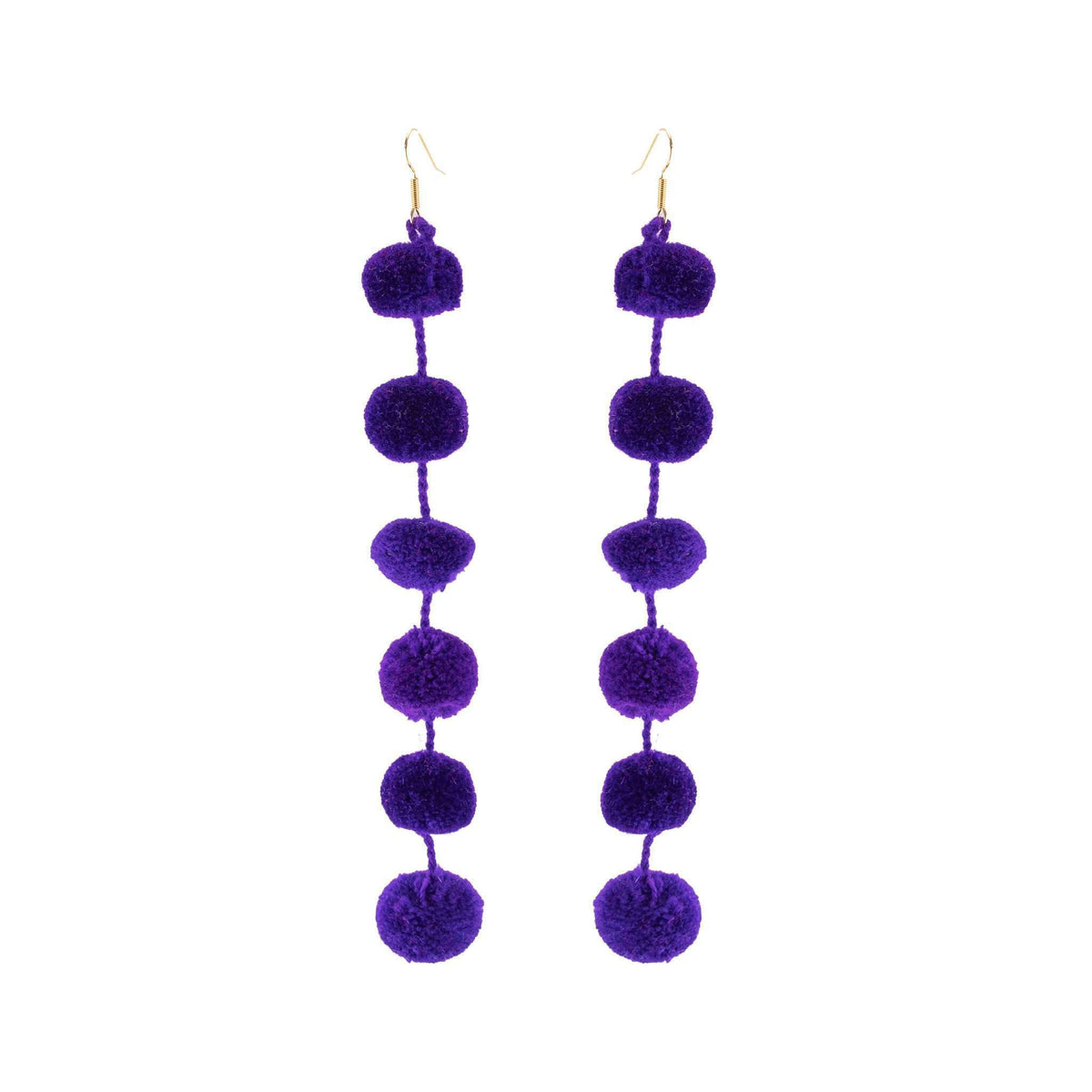 Pom Drop Earrings - Josephine Alexander Collective