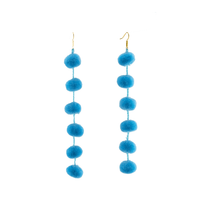 Pom Drop Earrings - Josephine Alexander Collective