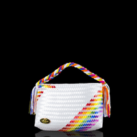 The Mel Handbag in Splash of Rainbow - Josephine Alexander Collective