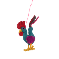 Animal Pom- Rooster - Josephine Alexander Collective