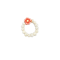 Charm Ring - Pearl & Flower - Josephine Alexander Collective