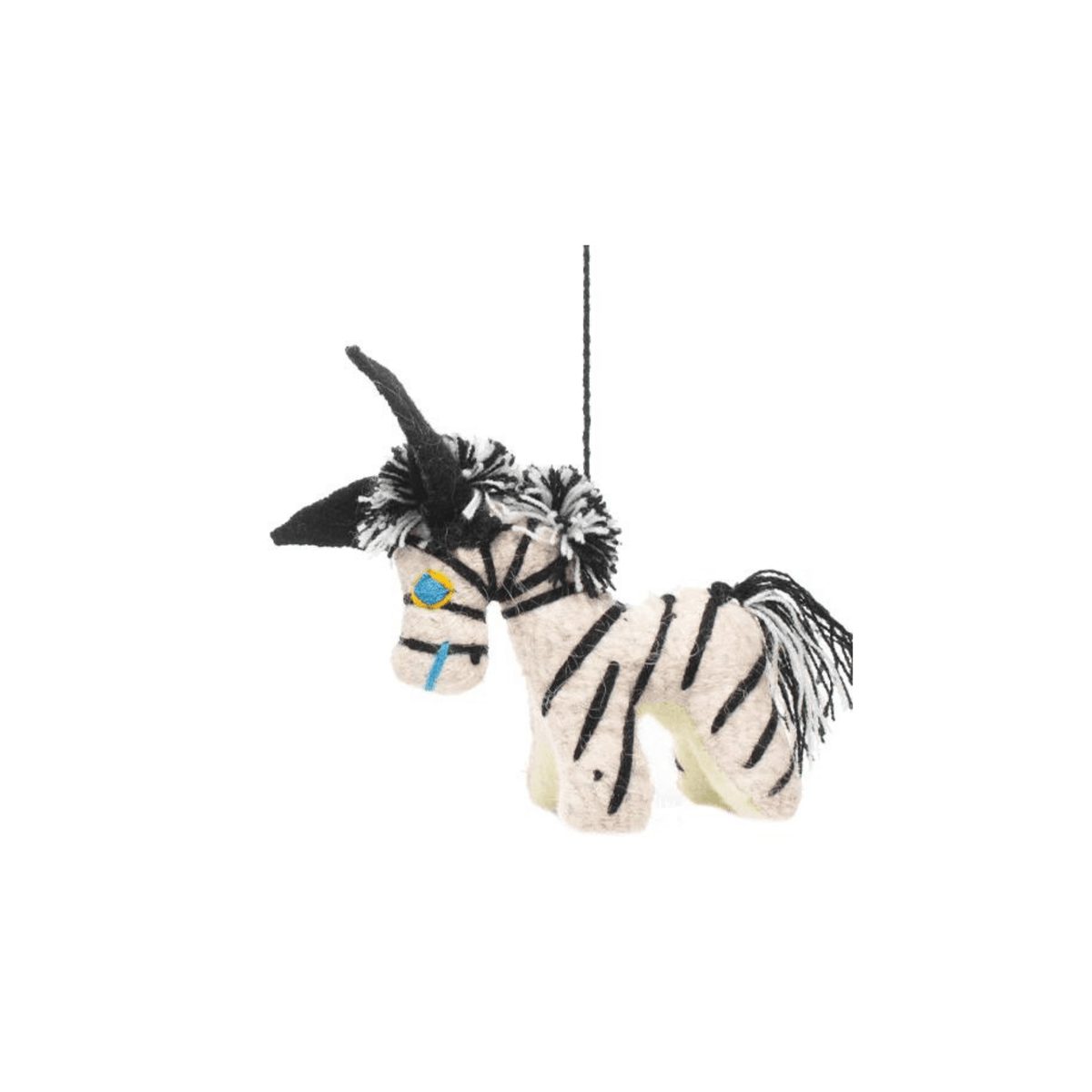 Animal Poms- Zebra - Josephine Alexander Collective