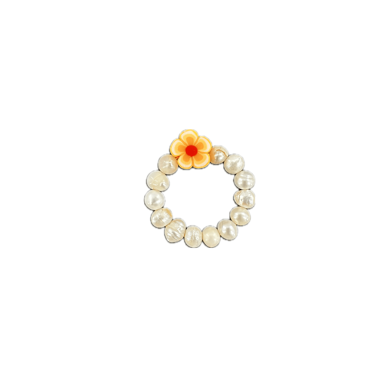 Charm Ring - Pearl & Flower - Josephine Alexander Collective