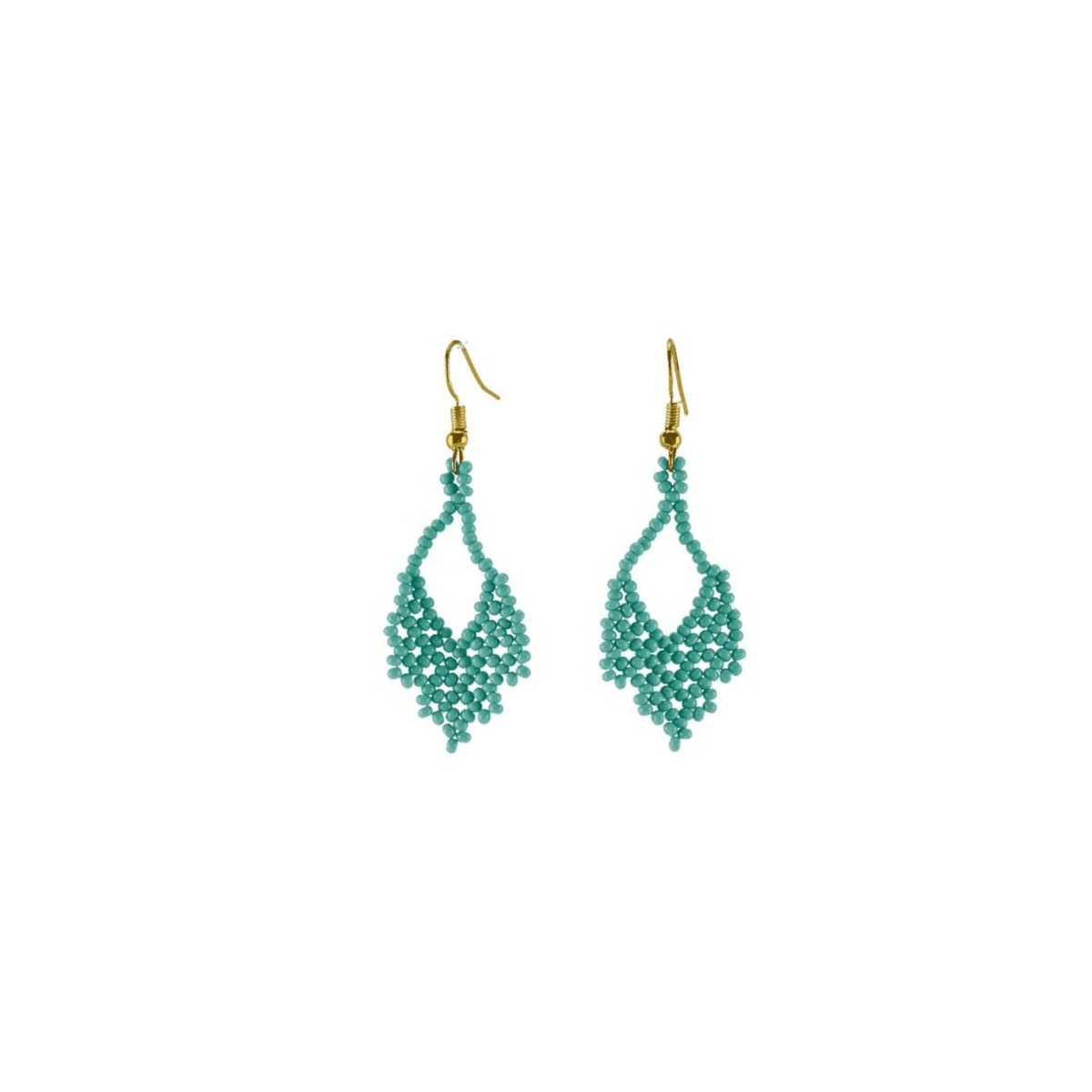 Chiapas Earrings in Turquoise - Josephine Alexander Collective