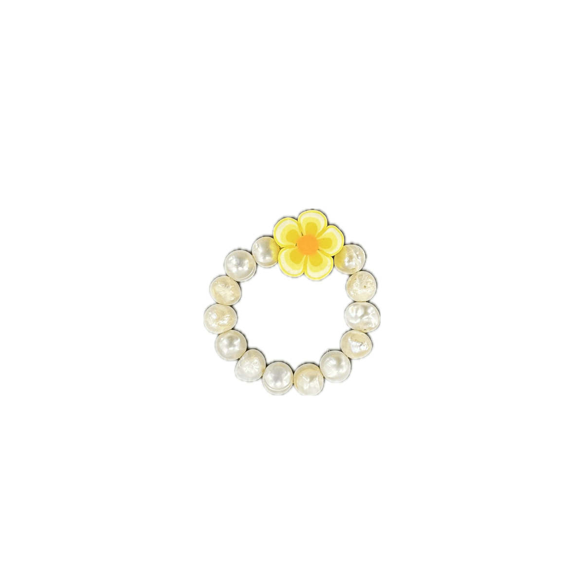 Charm Ring - Pearl & Flower - Josephine Alexander Collective