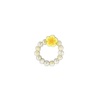 Charm Ring - Pearl & Flower - Josephine Alexander Collective