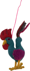 Animal Pom- Rooster - Josephine Alexander Collective