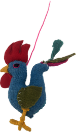 Animal Pom- Rooster - Josephine Alexander Collective