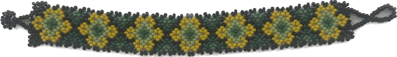 Beaded Bracelet in Yellow  Flower - Josephine Alexander Collective