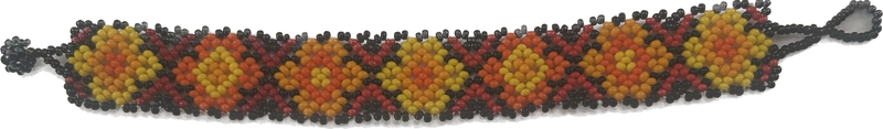 Beaded Bracelet in Yellow and Orange - Josephine Alexander Collective