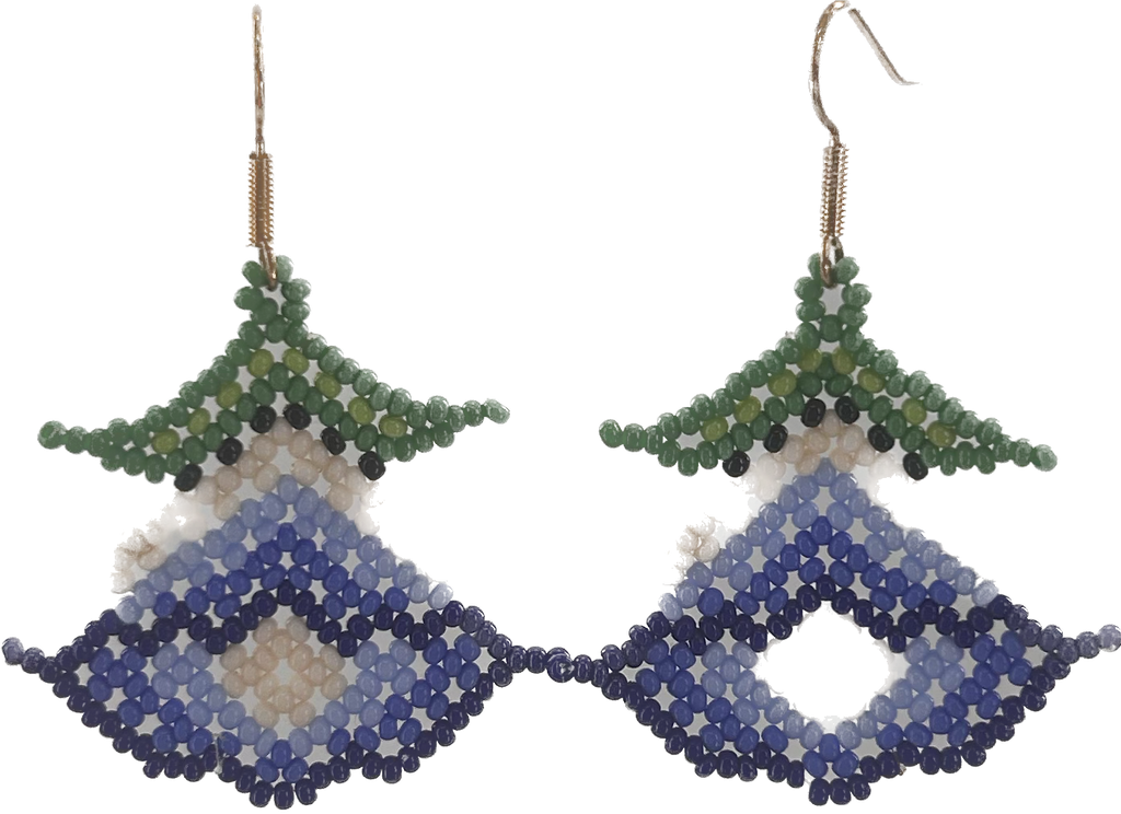 Amazon Earrings in Blue - Josephine Alexander Collective