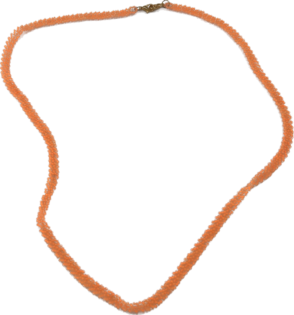 Beaded Body Chain - Neon Orange - Josephine Alexander Collective