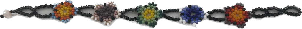 5 Flower Bracelet in Rainbow - Josephine Alexander Collective