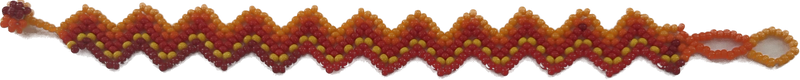 Holly Bracelet in  Orange, Red and Yellow - Josephine Alexander Collective