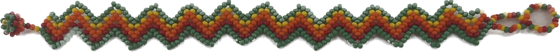 Holly Bracelet in Evergreen, Red, Orange and Yellow - Josephine Alexander Collective