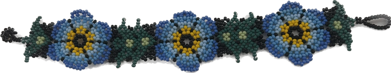 Beaded Flower Bracelet - 2 - Josephine Alexander Collective