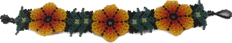 Beaded Flower Bracelet - 6 - Josephine Alexander Collective