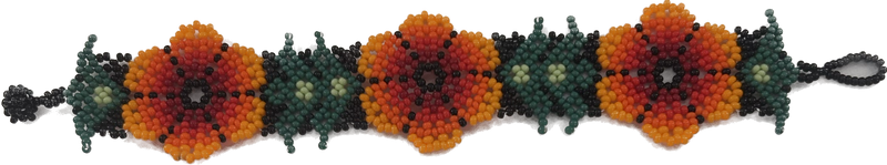 Beaded Flower Bracelet - 7 - Josephine Alexander Collective