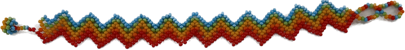 Holly Bracelet in  Light blue, Lemon, Orange and Red - Josephine Alexander Collective