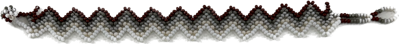 Holly Bracelet in Garnet and Grey - Josephine Alexander Collective