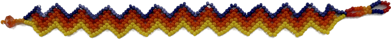 Holly Bracelet in Yellow Orange and Royal Blue - Josephine Alexander Collective