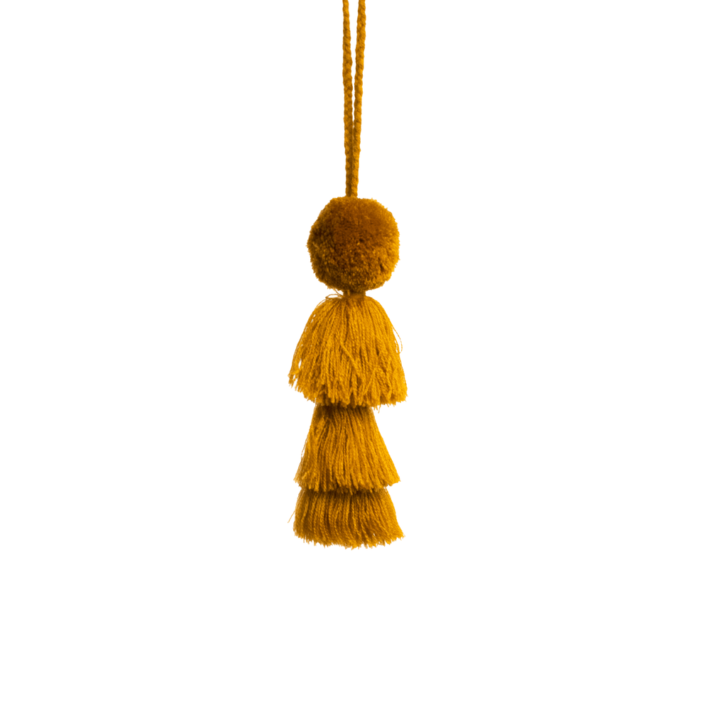 Large Pom Tassel - Solid- (More Colors Available)